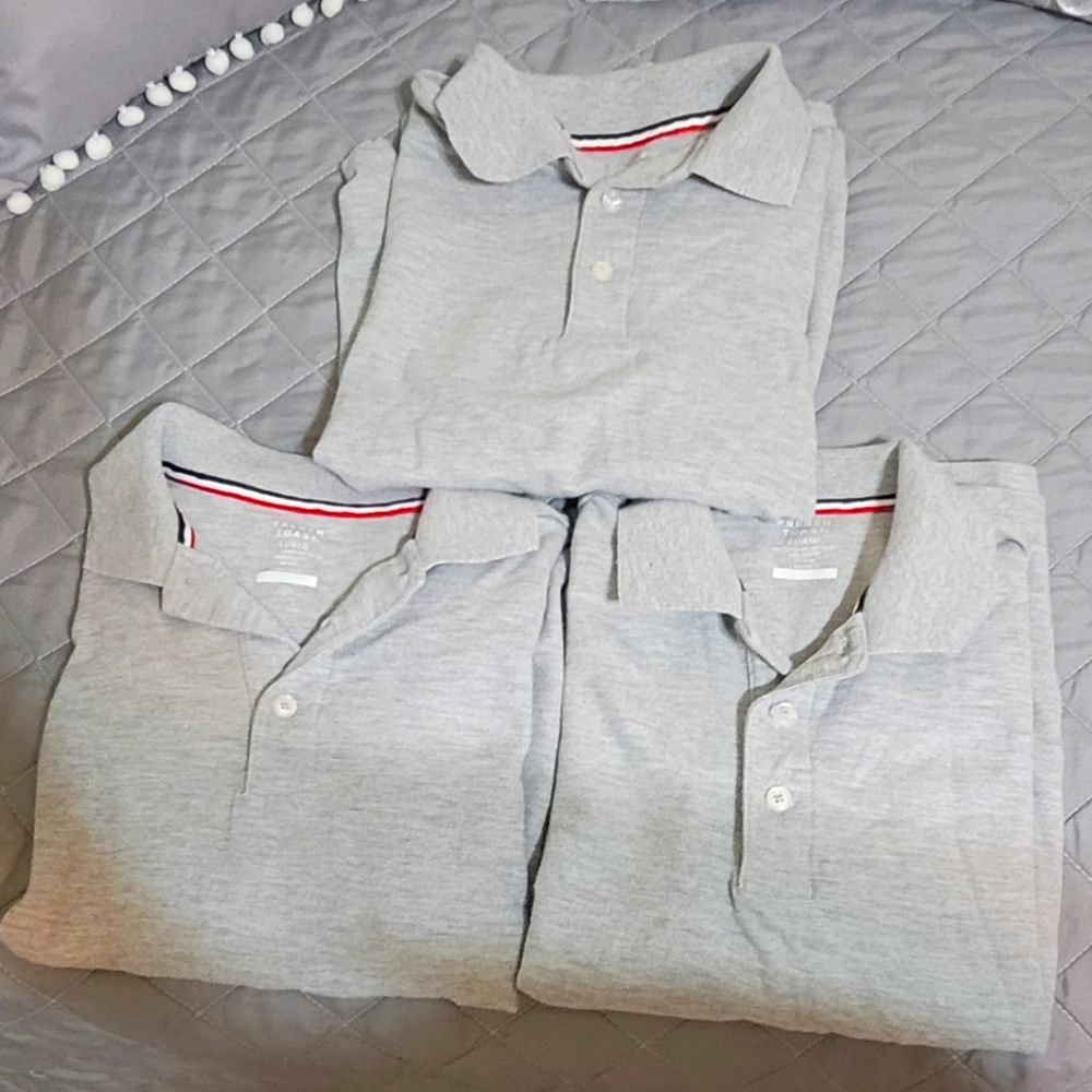Uniform Polo Long Sleeve Grey